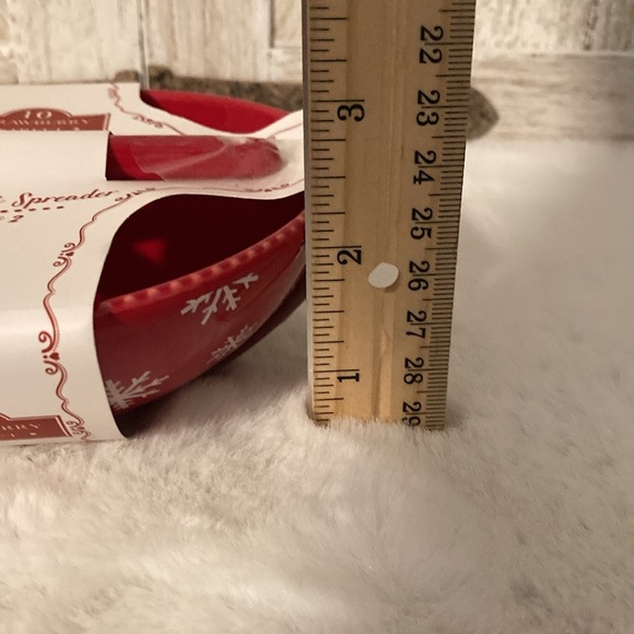 10 Strawberry Street Holiday Dip Bowl with Spreader - Picture 6 of 7